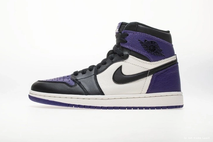 Air 1 Retro Purple Jordan High 555088-501 OG Court 1221